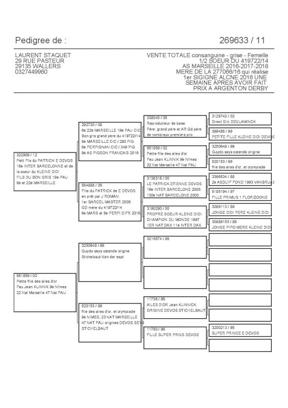 269633 PEDIGREE