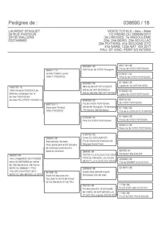 38690 PEDIGREE