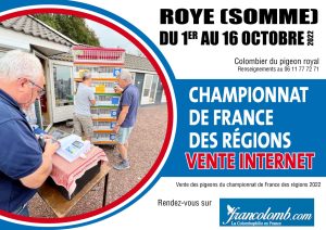 Vente : Colombier du Pigeon Royal : Pigeons du Championnat de France
