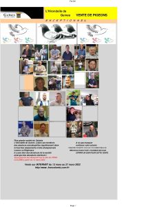 Vente de Bons : Hirondelle de GUINES