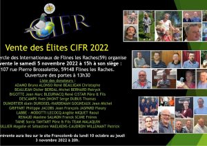 Pré-Vente : CIFR (Club des Internationaux FLINES LES RACHES (59)