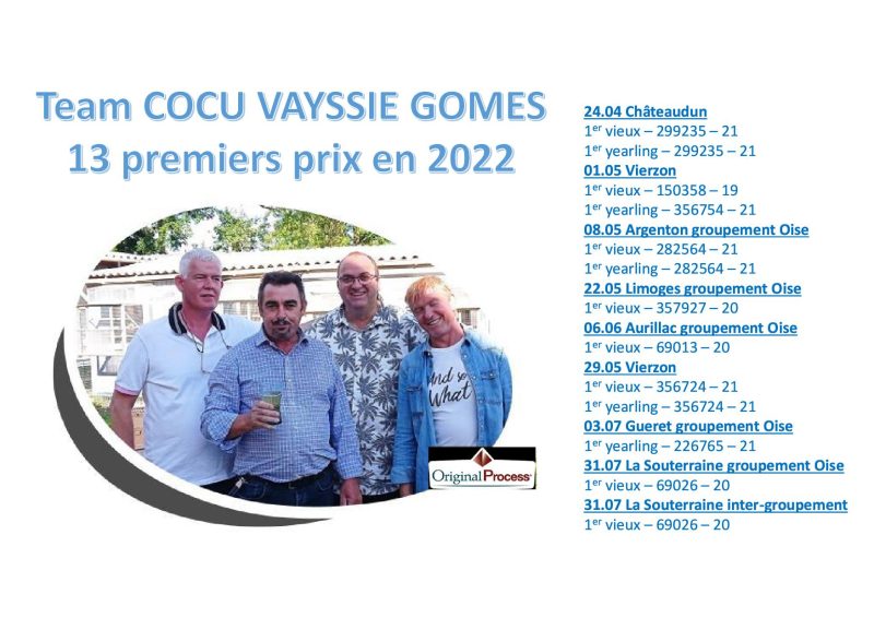 Team Cocu Vayssié Gomes