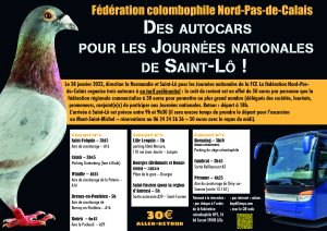 Des autocars pour les journées nationales de Saint-Lô