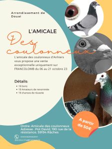 Vente de Bons : Amicale des Coulonneux de ANHIERS