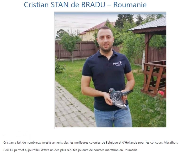 N° 9 : CRISTI STAN Roumanie