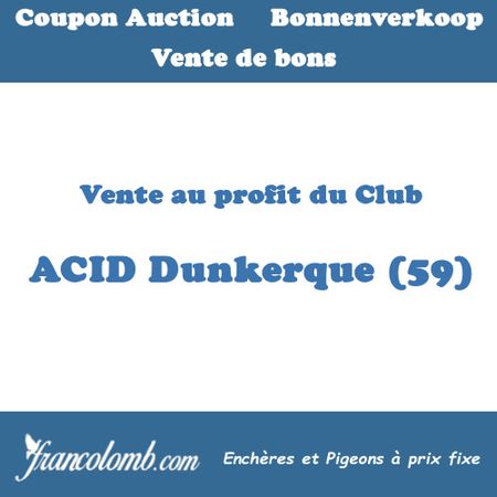 Vente de Bons : ACID DUNKERQUE