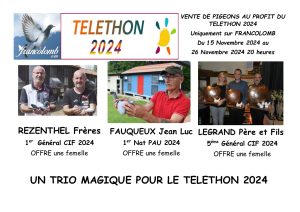 Vente de Bons : TELETHON « Les Coulonneux du Pont » de COULOGNE
