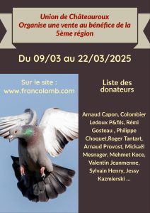 Vente de Bons : 5ème Région Centre