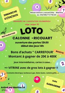 Loto Siège Unique CALONNE-RICOUART