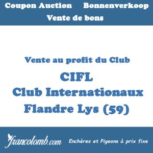 Vente de Bons : CIFL – Internationaux FLANDRES LYS