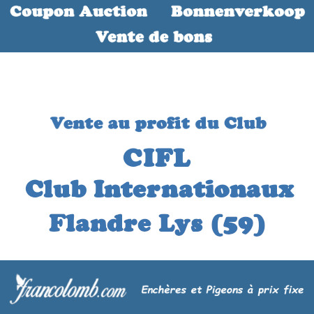 Vente de Bons : CIFL – Internationaux FLANDRES LYS