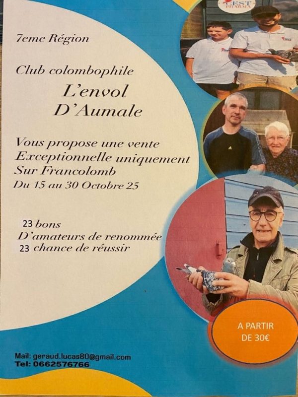 Vente de Bons : L’Envol de AUMALE – 76