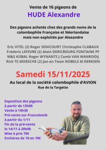 Pré-Vente : HUDE Alexandre