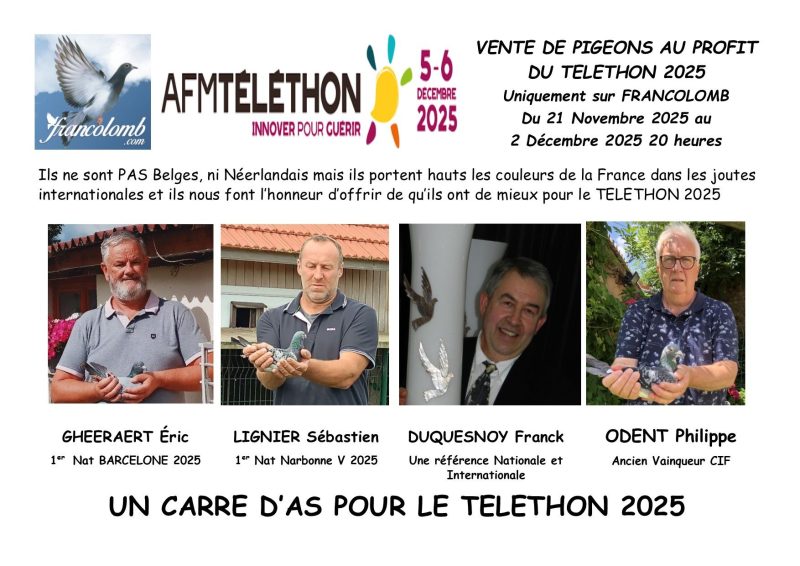 Vente de Bons : TELETHON « Les Coulonneux du Pont » de COULOGNE