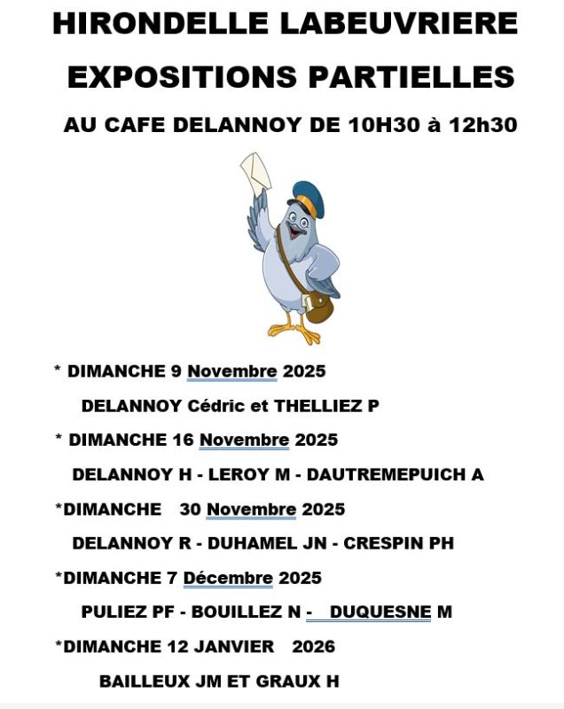 Hirondelle de LABEUVRIERE