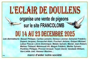 Vente de Bons : L&rsquo;Eclair de DOULLENS