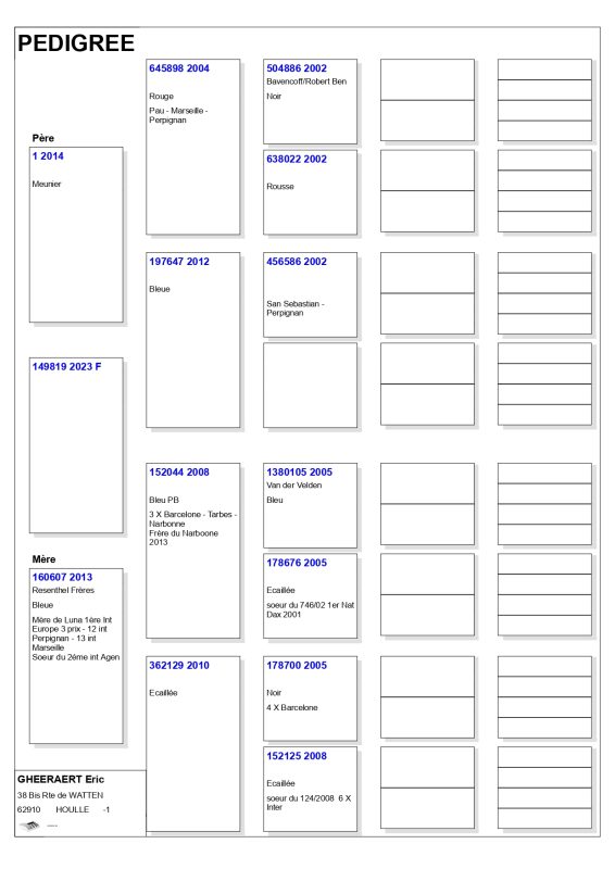 Gheeraert pedigree149819