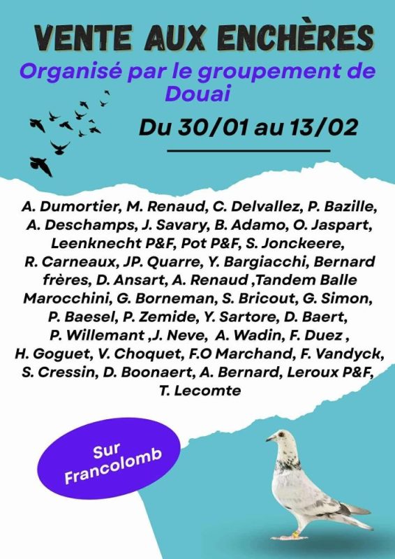 Vente de Bons : Groupement de DOUAI