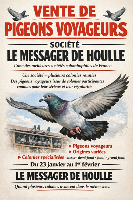 Vente de Bons : Le Messager de HOULLE