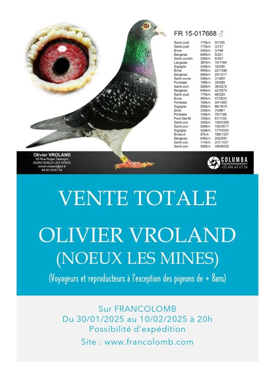 Vente Totale Olivier VROLAND