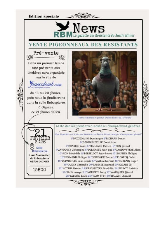 Pré-Vente : Les Résistants du BASSIN MINIER