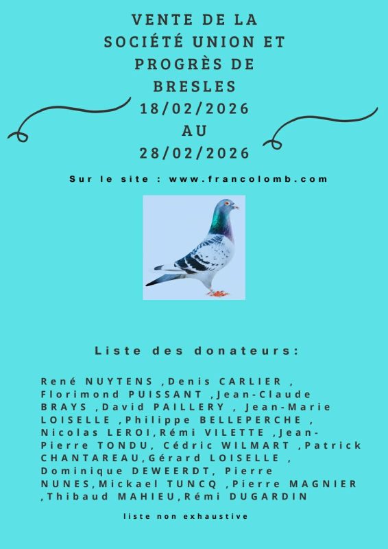 Vente de Bons : Union et Progrès de BRESLES