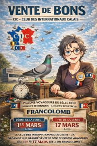Vente de Bons : CIC – Club des Internationaux CALAIS