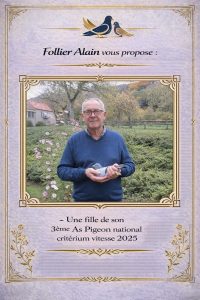 N° 8 : FOLLIER ALAIN