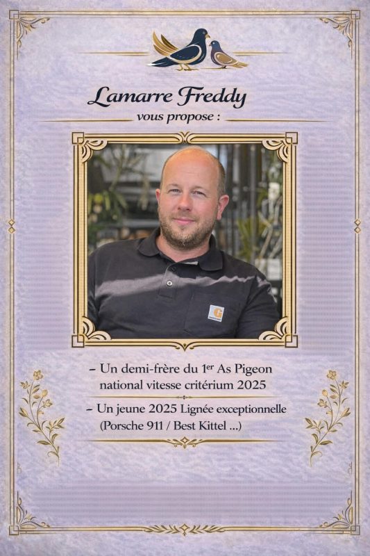 N° 21 : Lamarre Freddy