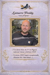 N° 1 : Lamarre Freddy