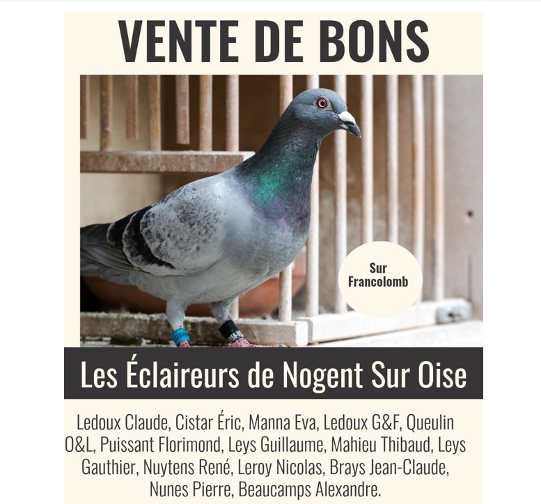 Vente de Bons : Les Éclaireurs de Nogent Sur Oise (Groupement de l’Oise 60 ,7éme région)