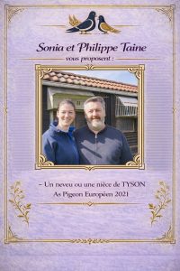 N° 20 : TAINE SONIA ET PHILIPPE