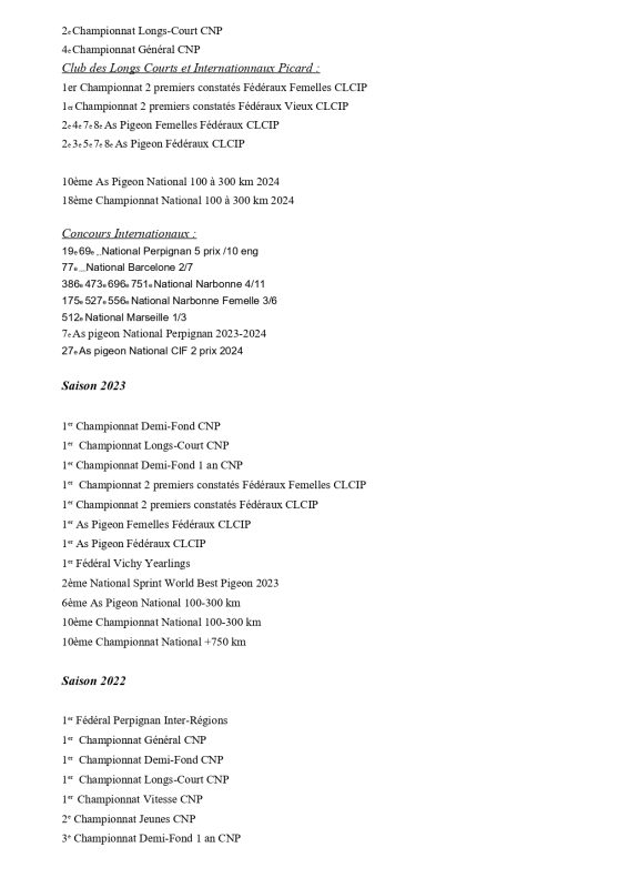 Mickael TUNCQ palmares 25 page