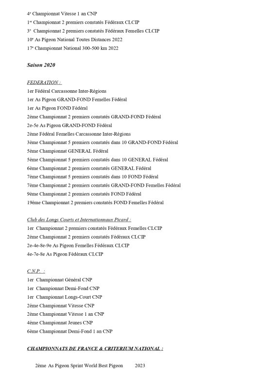 Mickael TUNCQ palmares 25 page