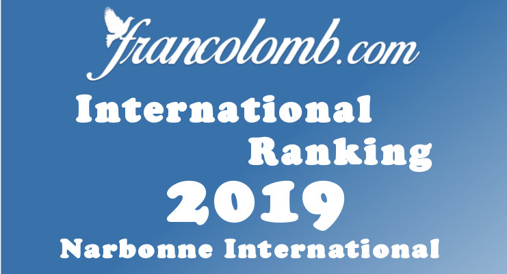 Francolomb International Ranking 2019 – As Pigeons Narbonne