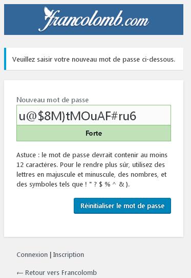 fr inscription saisie mot de passe
